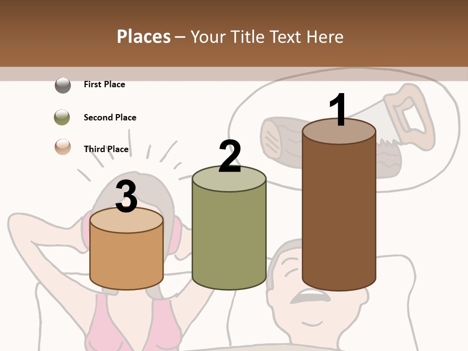 A Woman Laying In Bed Next To A Man With A Knife PowerPoint Template