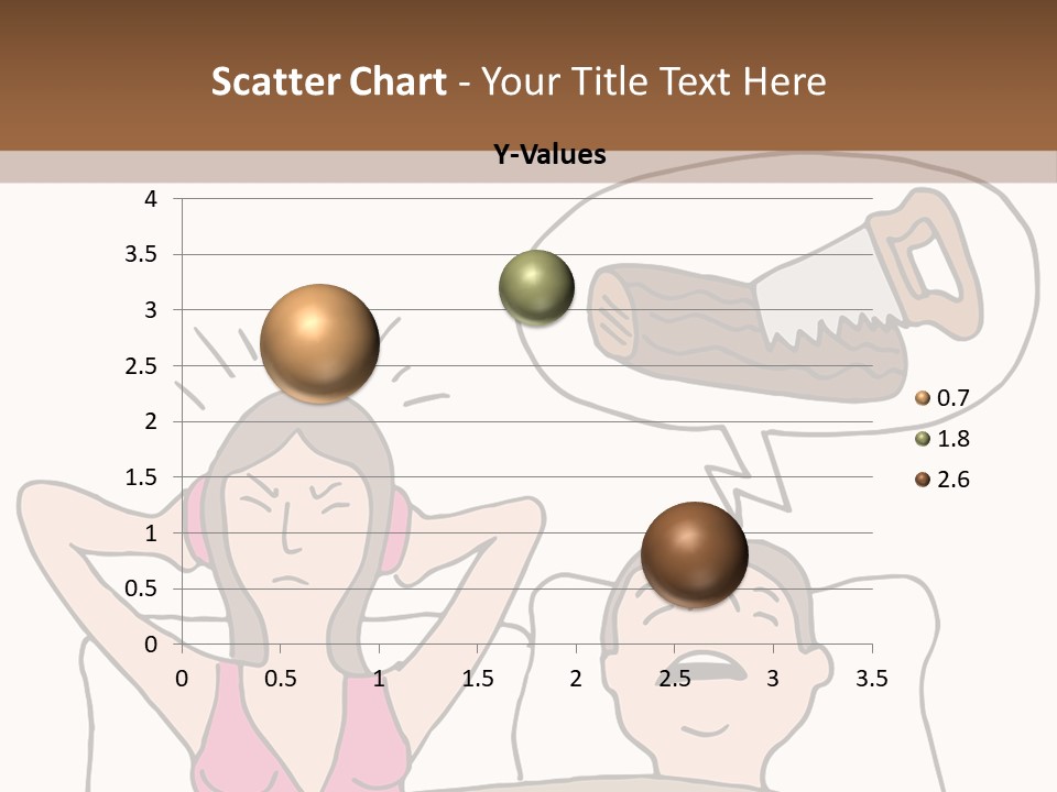 A Woman Laying In Bed Next To A Man With A Knife PowerPoint Template