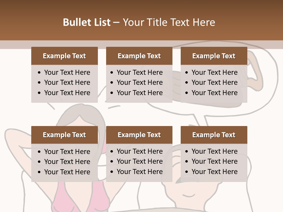 A Woman Laying In Bed Next To A Man With A Knife PowerPoint Template