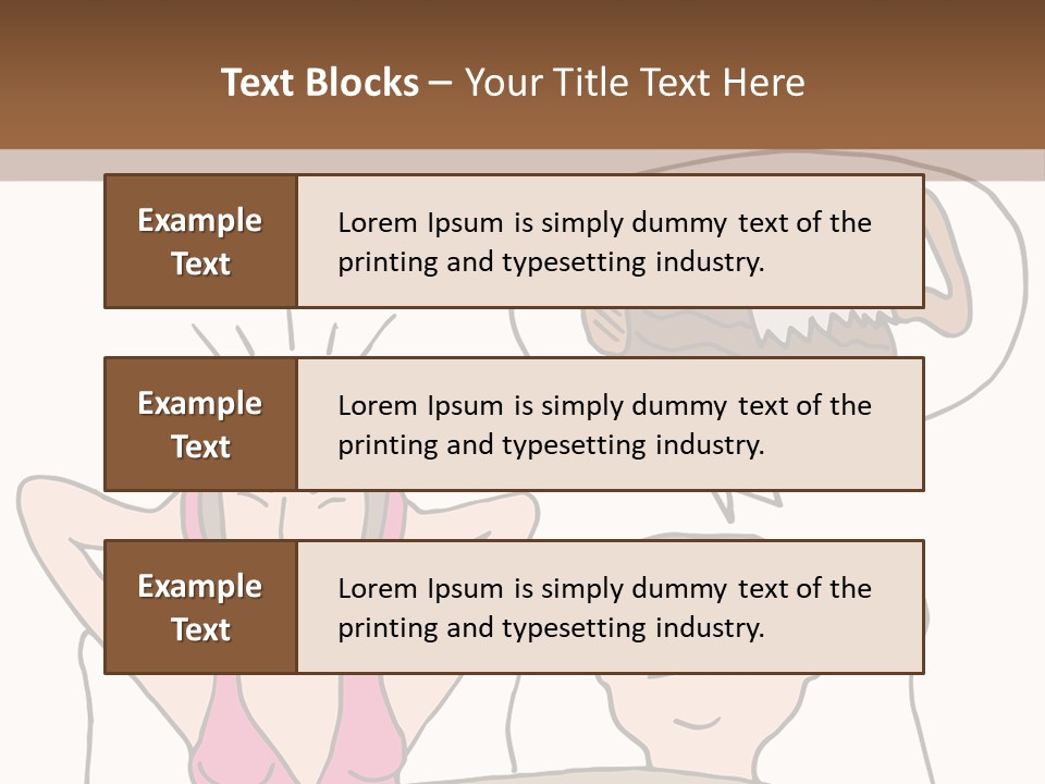 A Woman Laying In Bed Next To A Man With A Knife PowerPoint Template