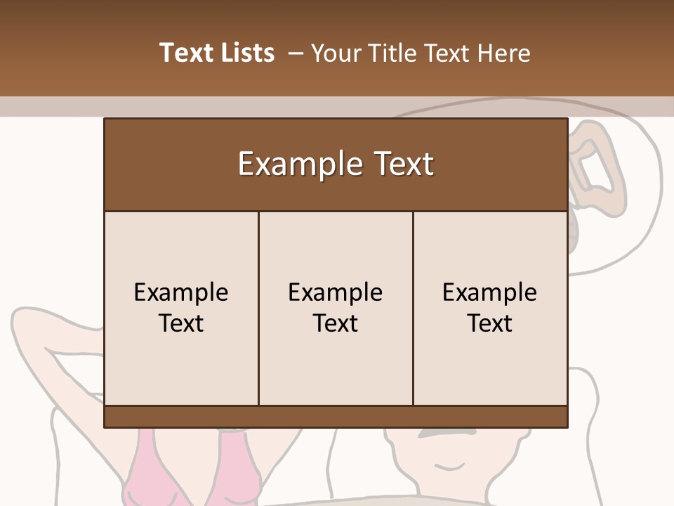 A Woman Laying In Bed Next To A Man With A Knife PowerPoint Template