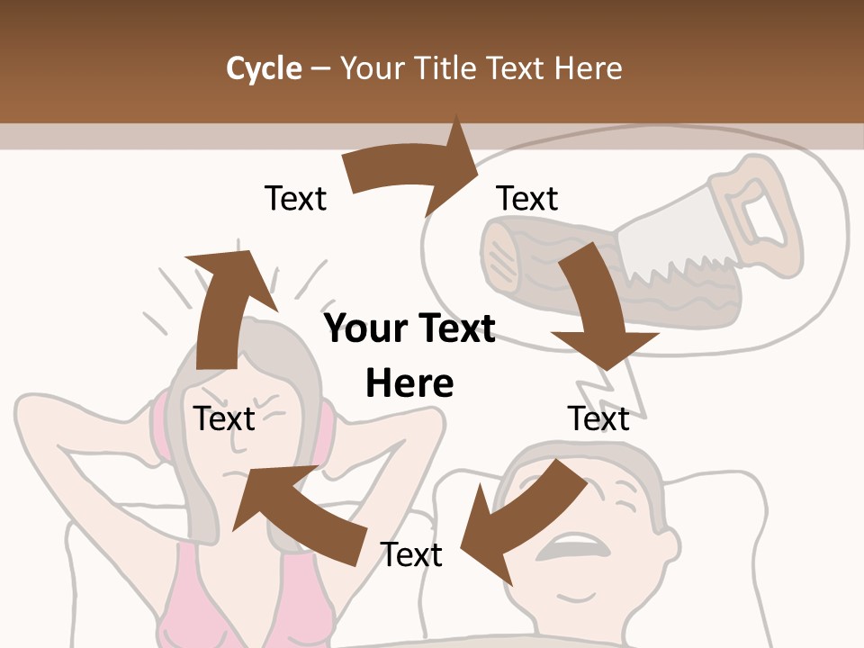 A Woman Laying In Bed Next To A Man With A Knife PowerPoint Template