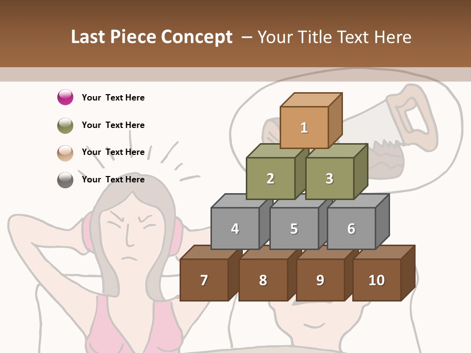 A Woman Laying In Bed Next To A Man With A Knife PowerPoint Template