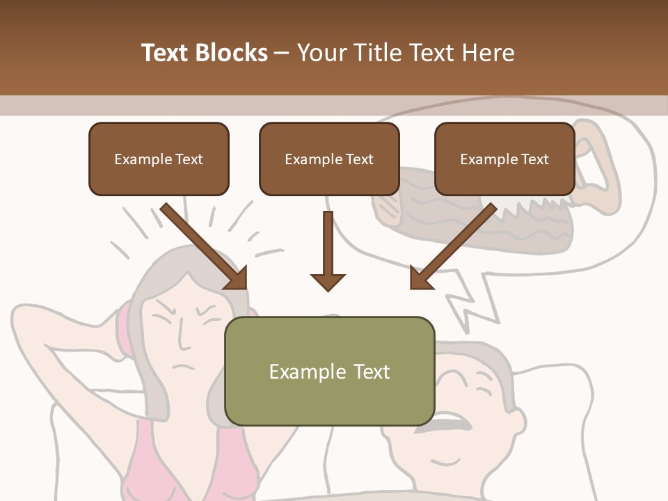 A Woman Laying In Bed Next To A Man With A Knife PowerPoint Template
