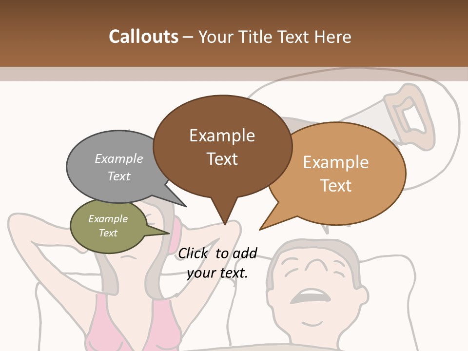 A Woman Laying In Bed Next To A Man With A Knife PowerPoint Template