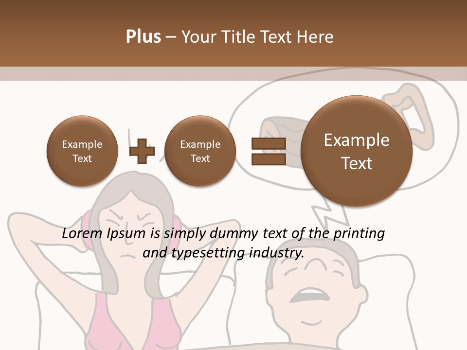 A Woman Laying In Bed Next To A Man With A Knife PowerPoint Template