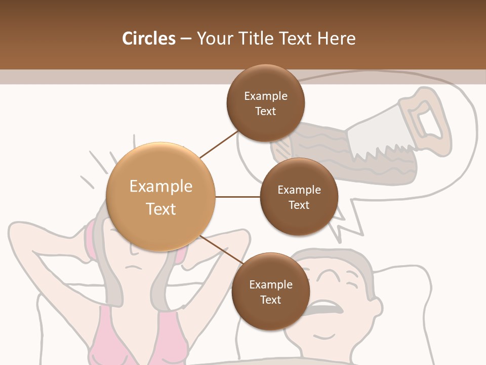 A Woman Laying In Bed Next To A Man With A Knife PowerPoint Template