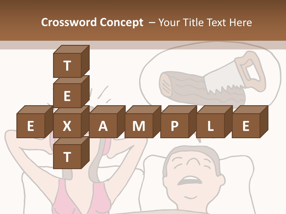 A Woman Laying In Bed Next To A Man With A Knife PowerPoint Template