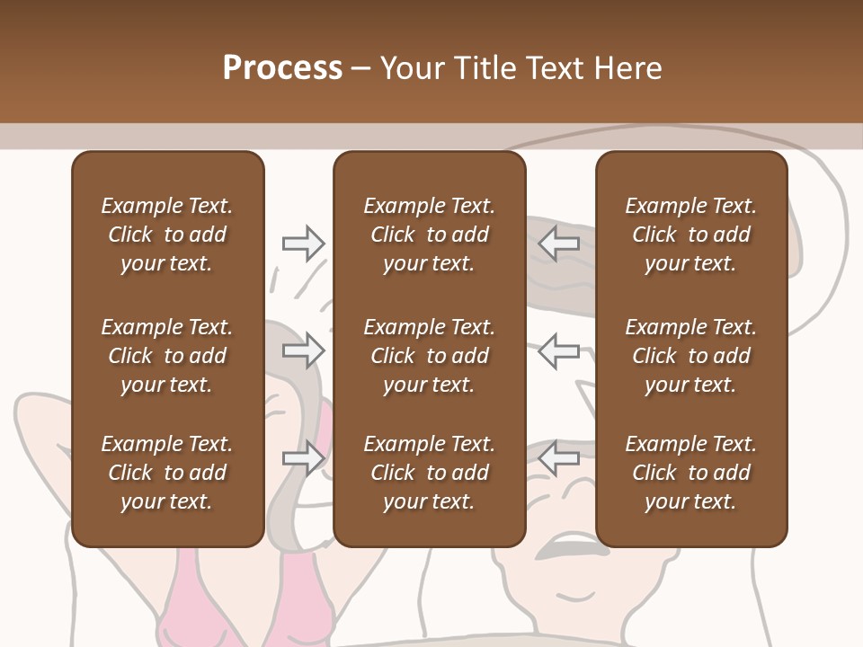 A Woman Laying In Bed Next To A Man With A Knife PowerPoint Template