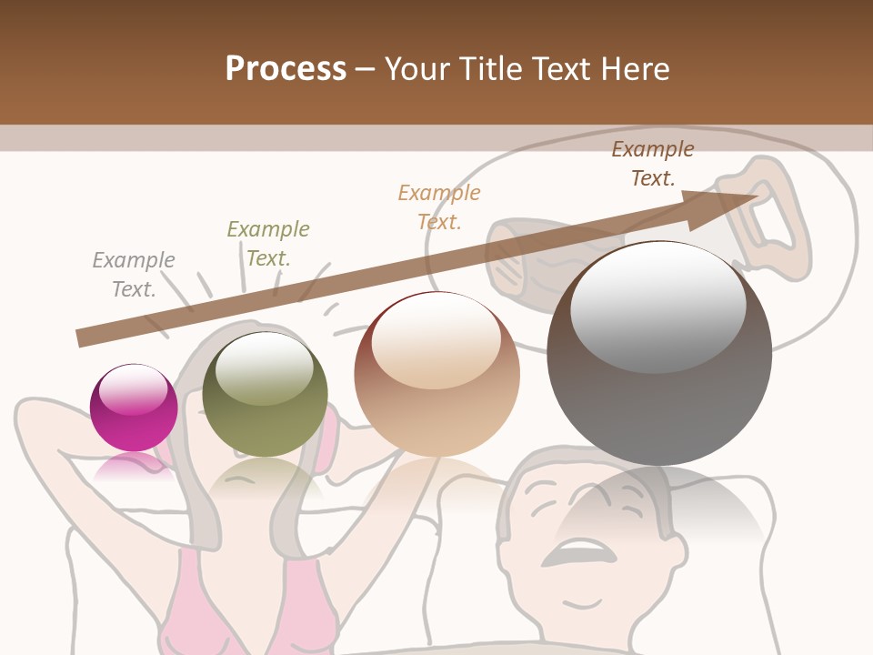 A Woman Laying In Bed Next To A Man With A Knife PowerPoint Template