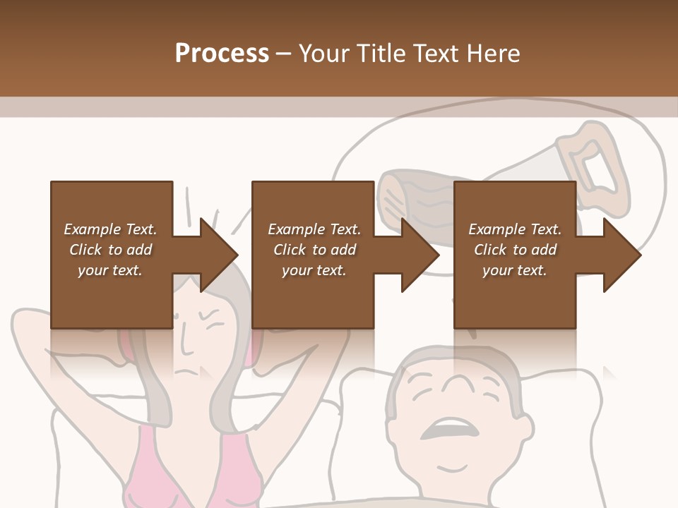 A Woman Laying In Bed Next To A Man With A Knife PowerPoint Template