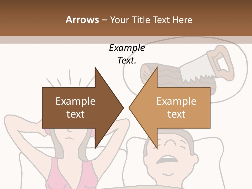 A Woman Laying In Bed Next To A Man With A Knife PowerPoint Template
