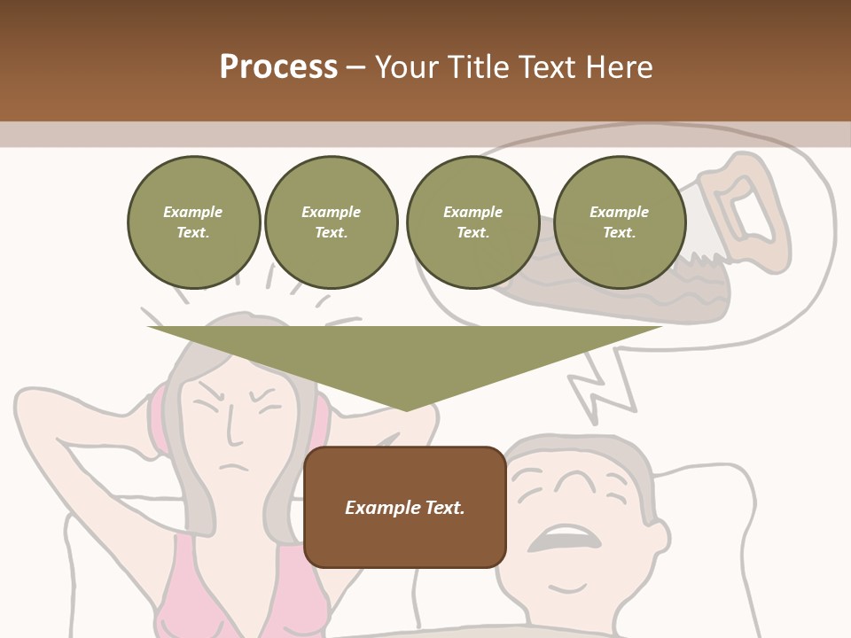 A Woman Laying In Bed Next To A Man With A Knife PowerPoint Template