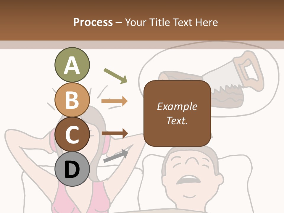 A Woman Laying In Bed Next To A Man With A Knife PowerPoint Template