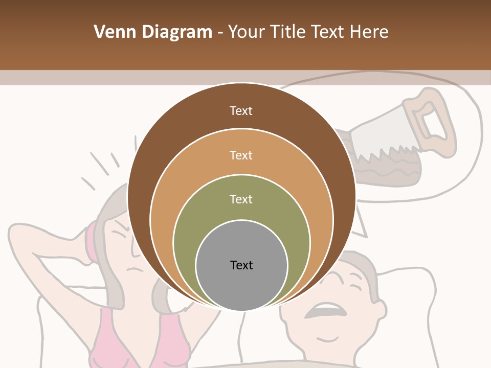 A Woman Laying In Bed Next To A Man With A Knife PowerPoint Template