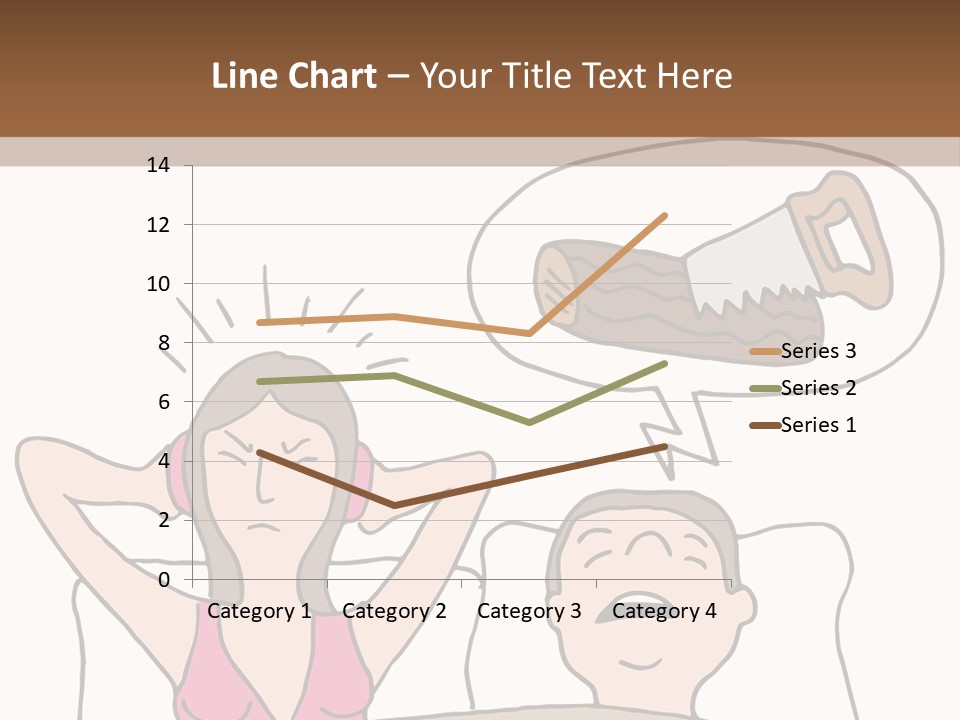 A Woman Laying In Bed Next To A Man With A Knife PowerPoint Template