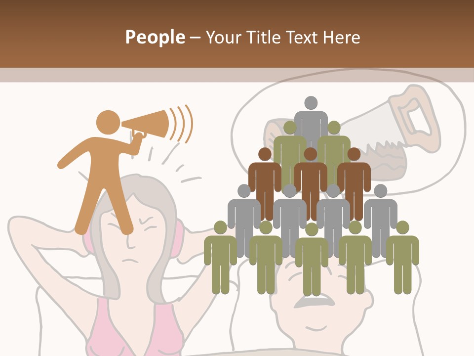 A Woman Laying In Bed Next To A Man With A Knife PowerPoint Template