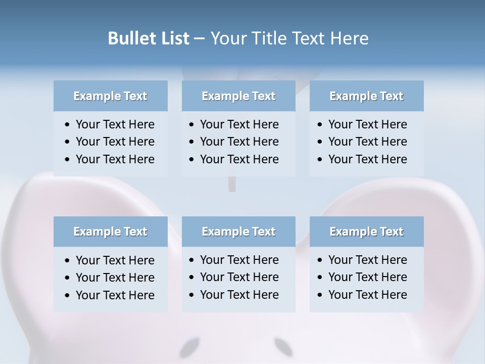 A Person Putting A Coin Into A Pink Piggy Bank PowerPoint Template
