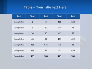 A Light Bulb On A Blue Background With A Place For Text PowerPoint Template