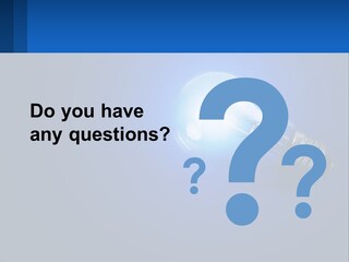 A Light Bulb On A Blue Background With A Place For Text PowerPoint Template