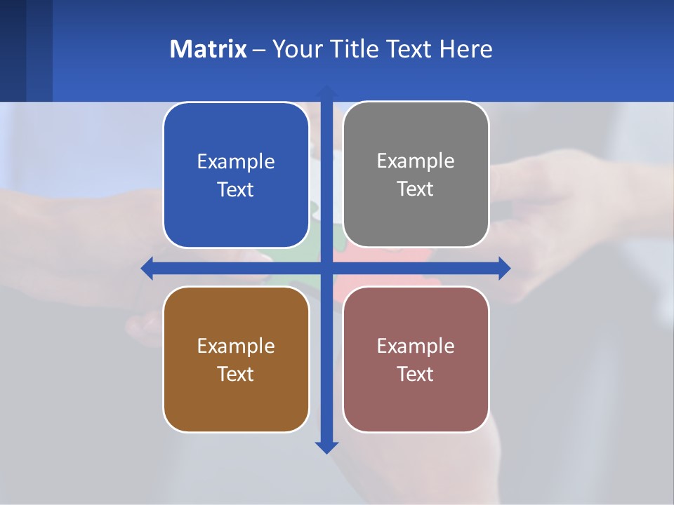 A Group Of People Putting Pieces Of A Puzzle Together PowerPoint Template