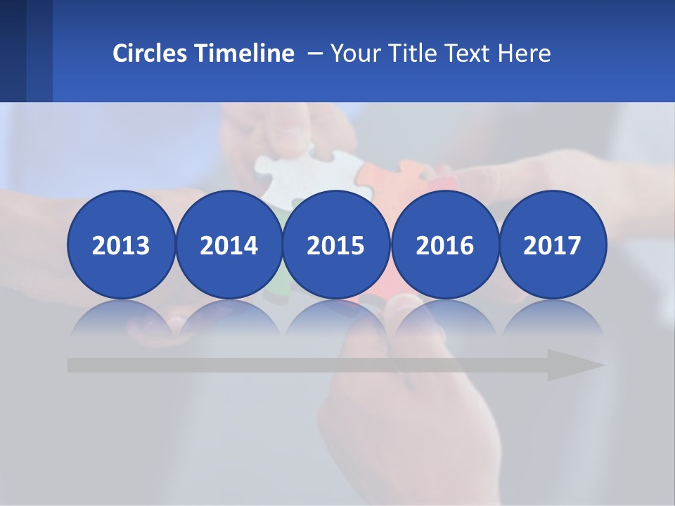 A Group Of People Putting Pieces Of A Puzzle Together PowerPoint Template