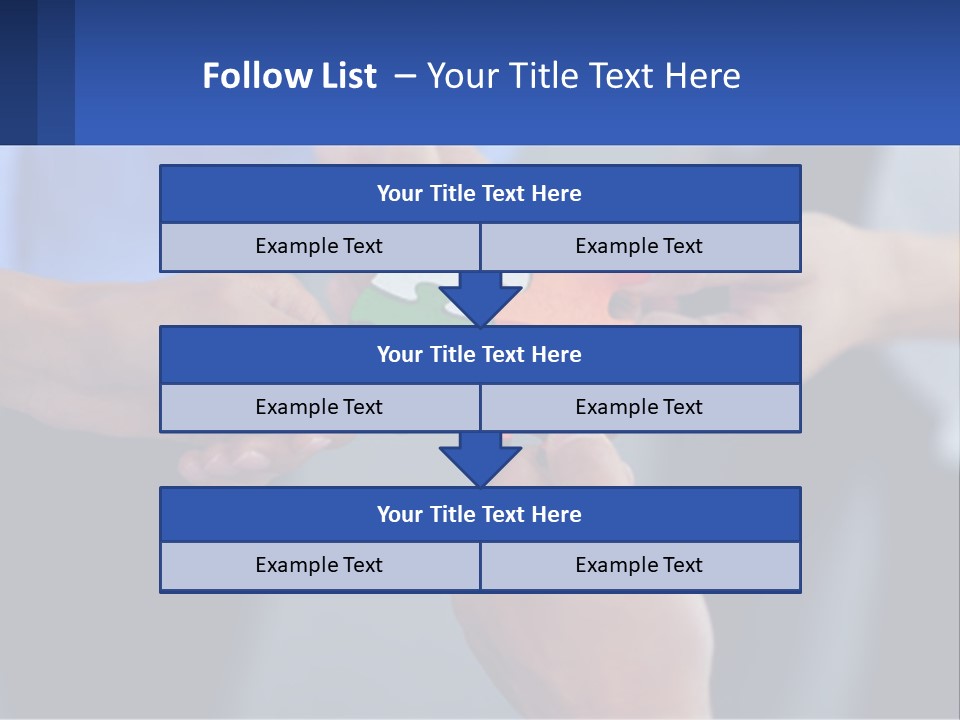 A Group Of People Putting Pieces Of A Puzzle Together PowerPoint Template