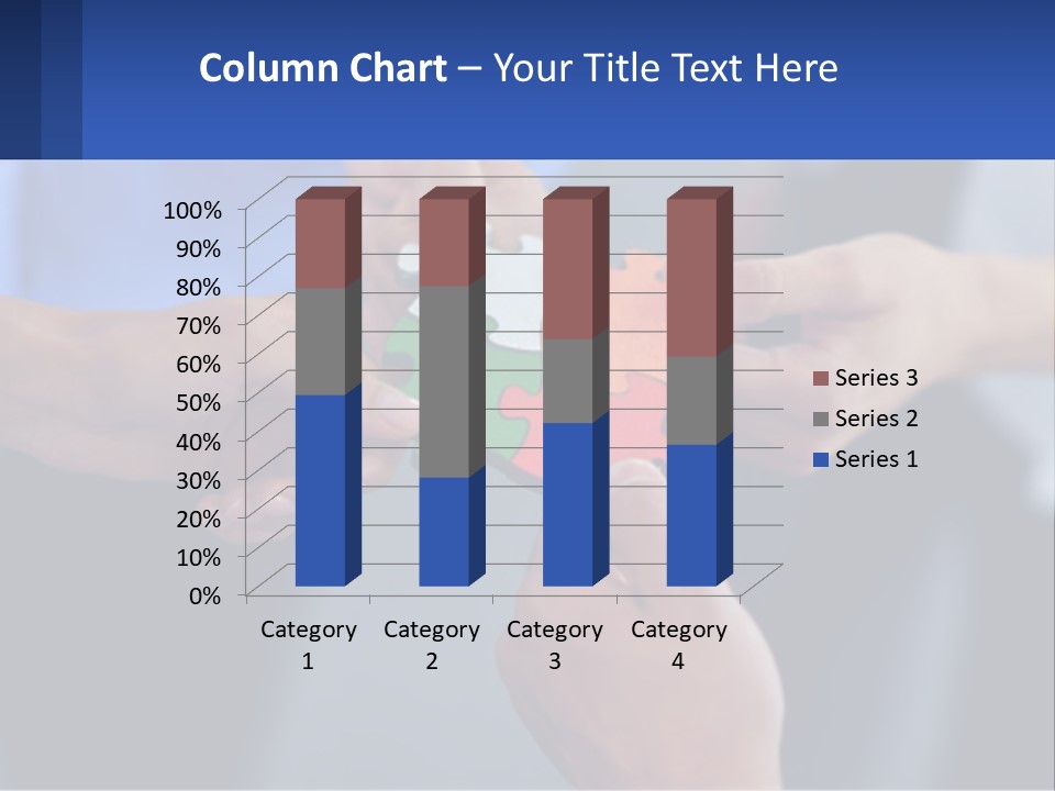A Group Of People Putting Pieces Of A Puzzle Together PowerPoint Template
