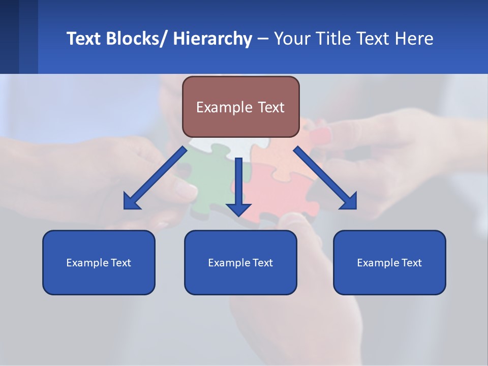 A Group Of People Putting Pieces Of A Puzzle Together PowerPoint Template