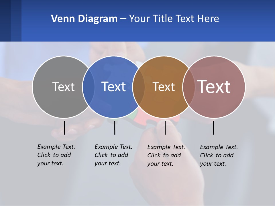 A Group Of People Putting Pieces Of A Puzzle Together PowerPoint Template
