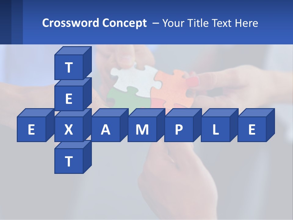 A Group Of People Putting Pieces Of A Puzzle Together PowerPoint Template