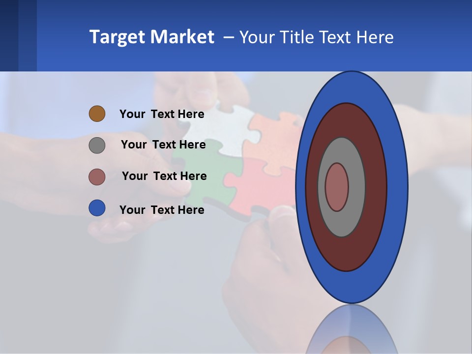 A Group Of People Putting Pieces Of A Puzzle Together PowerPoint Template