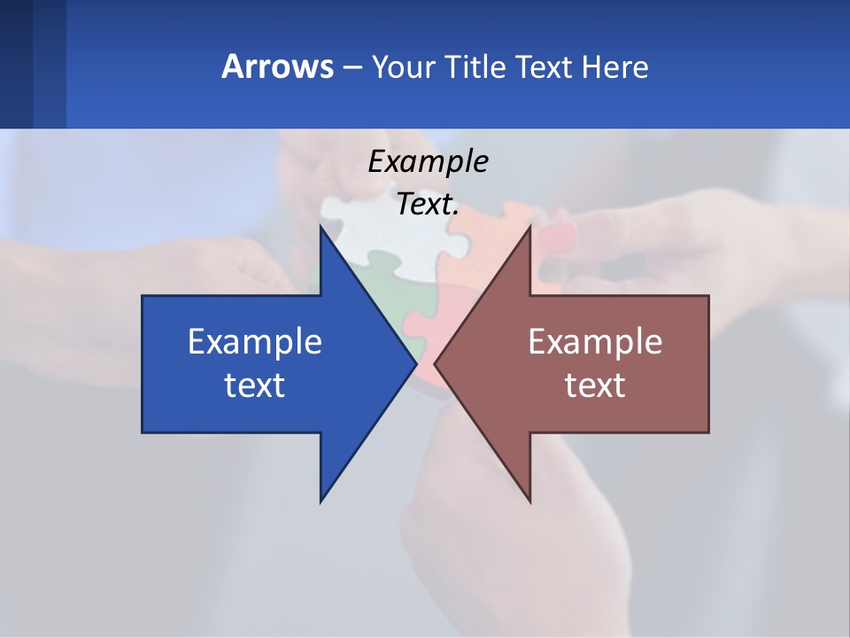 A Group Of People Putting Pieces Of A Puzzle Together PowerPoint Template