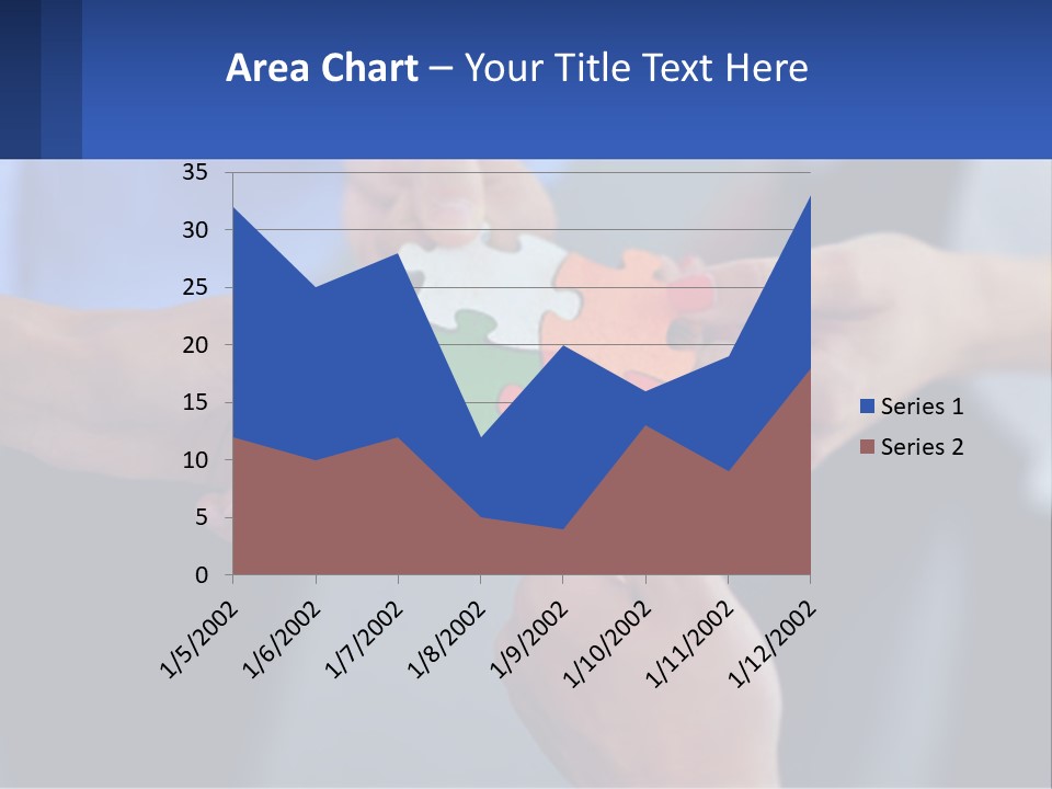 A Group Of People Putting Pieces Of A Puzzle Together PowerPoint Template