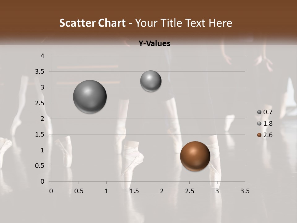 A Group Of Ballet Dancers In A Dance Studio PowerPoint Template