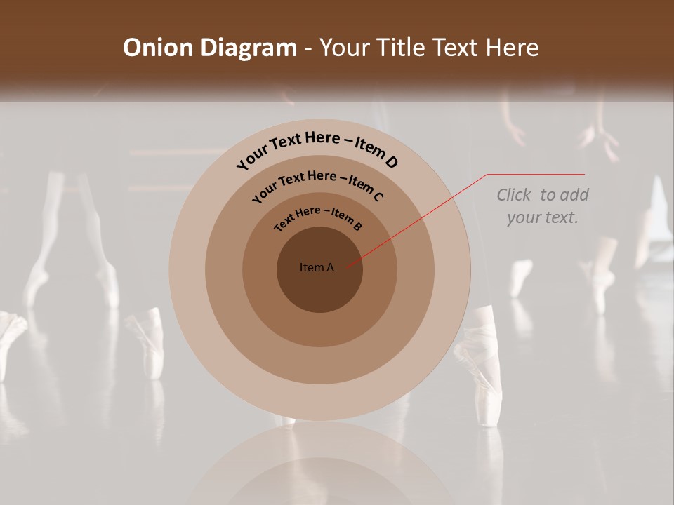 A Group Of Ballet Dancers In A Dance Studio PowerPoint Template