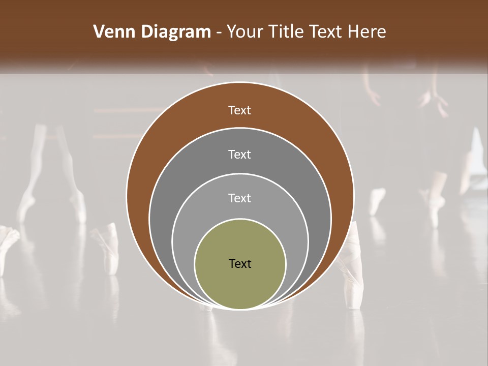 A Group Of Ballet Dancers In A Dance Studio PowerPoint Template