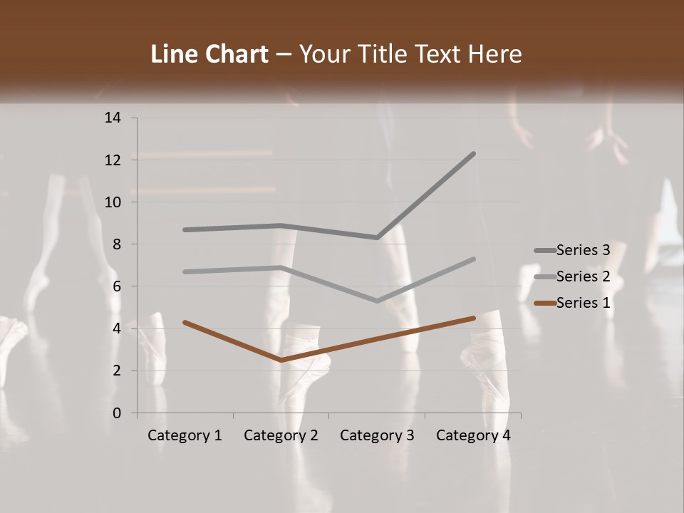 A Group Of Ballet Dancers In A Dance Studio PowerPoint Template