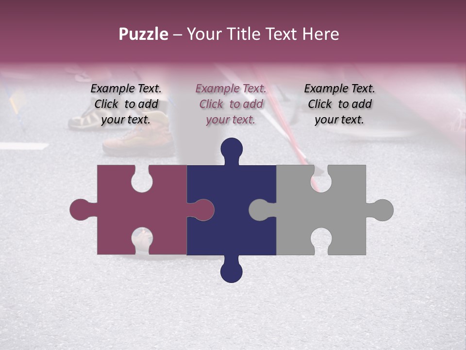 A Group Of People Walking Across A Street PowerPoint Template