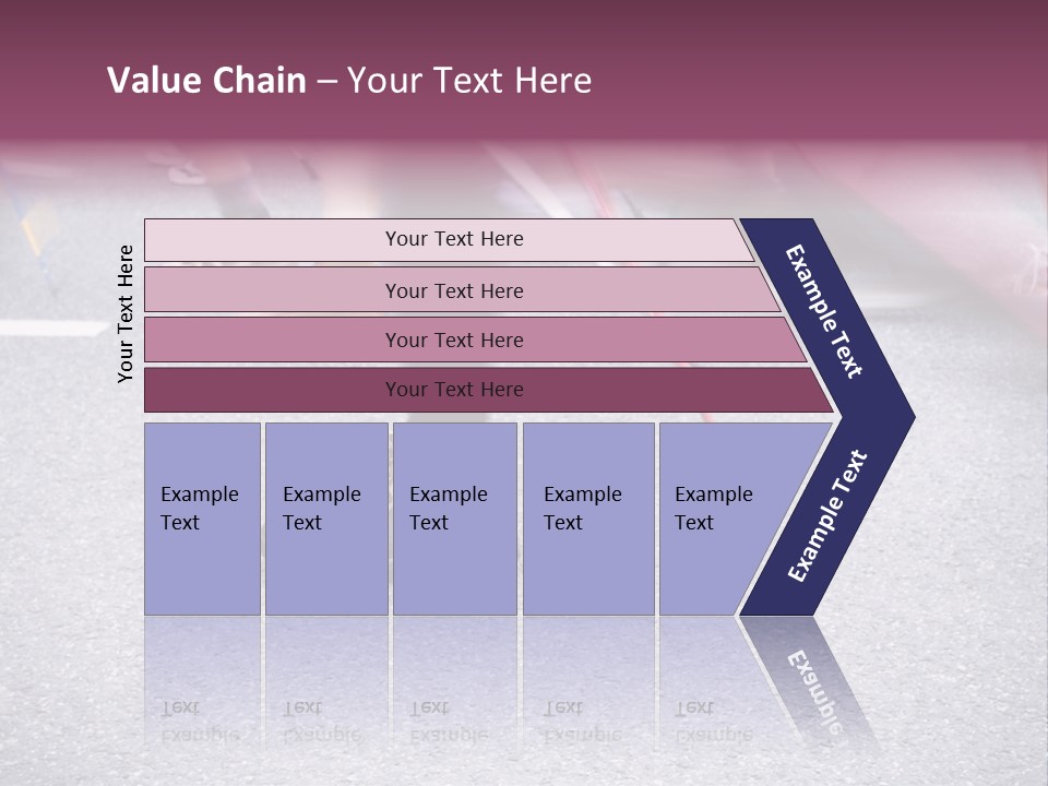 A Group Of People Walking Across A Street PowerPoint Template