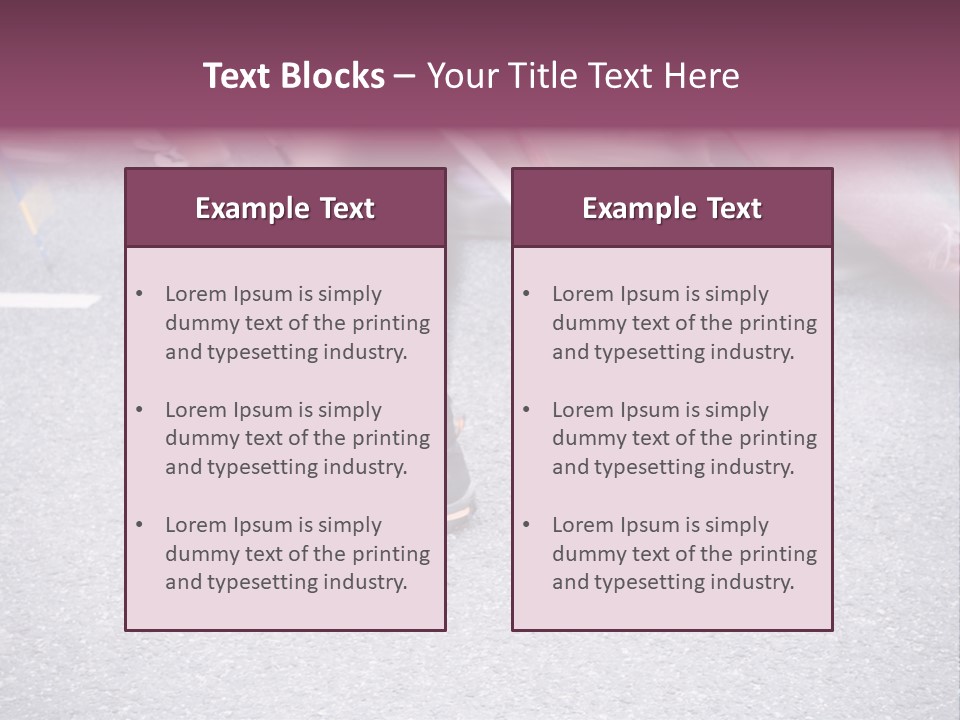A Group Of People Walking Across A Street PowerPoint Template