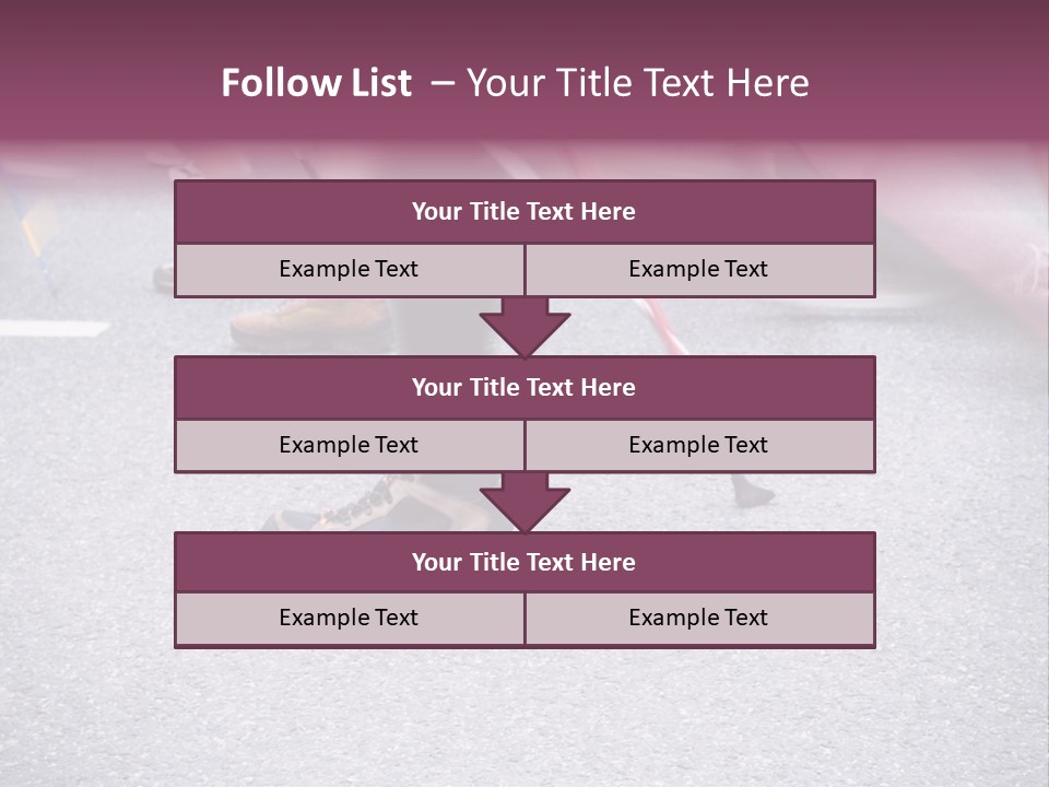 A Group Of People Walking Across A Street PowerPoint Template