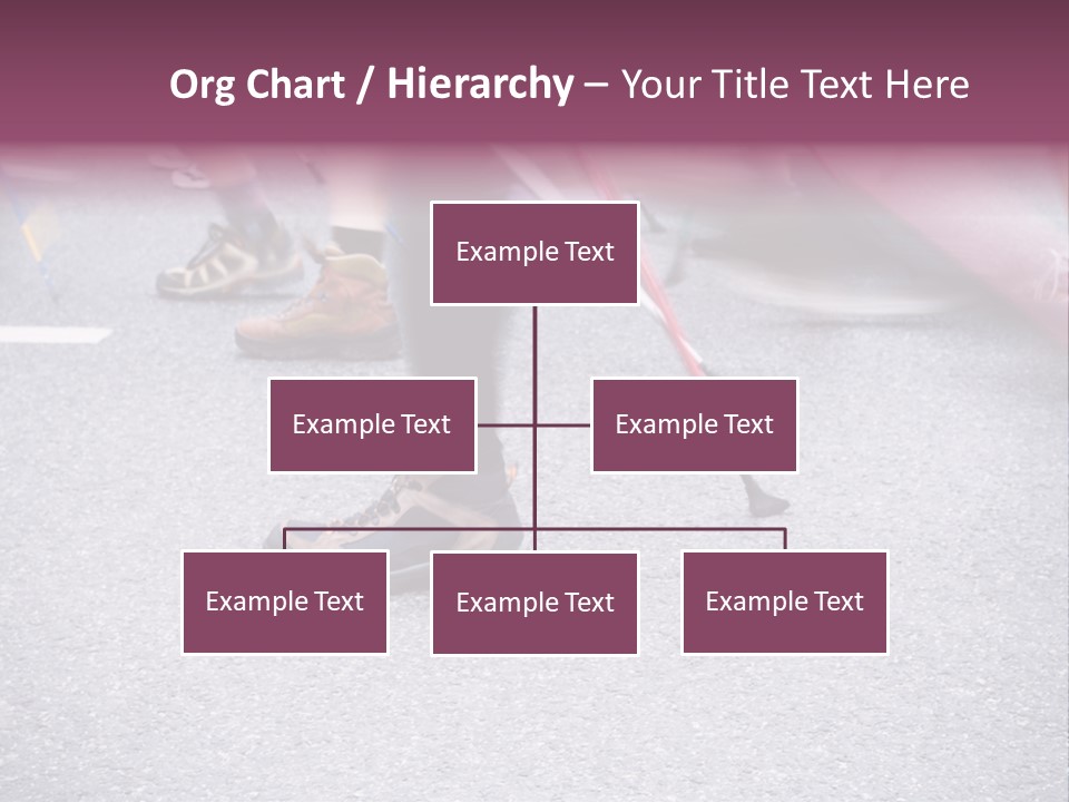 A Group Of People Walking Across A Street PowerPoint Template