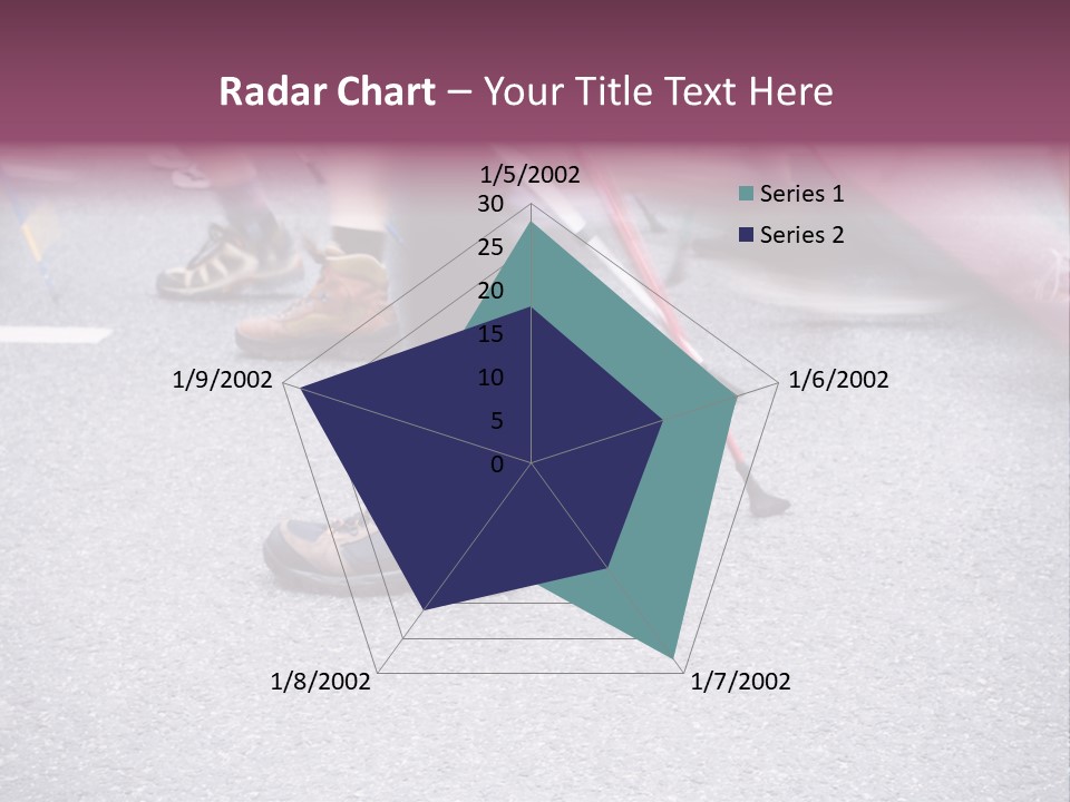 A Group Of People Walking Across A Street PowerPoint Template