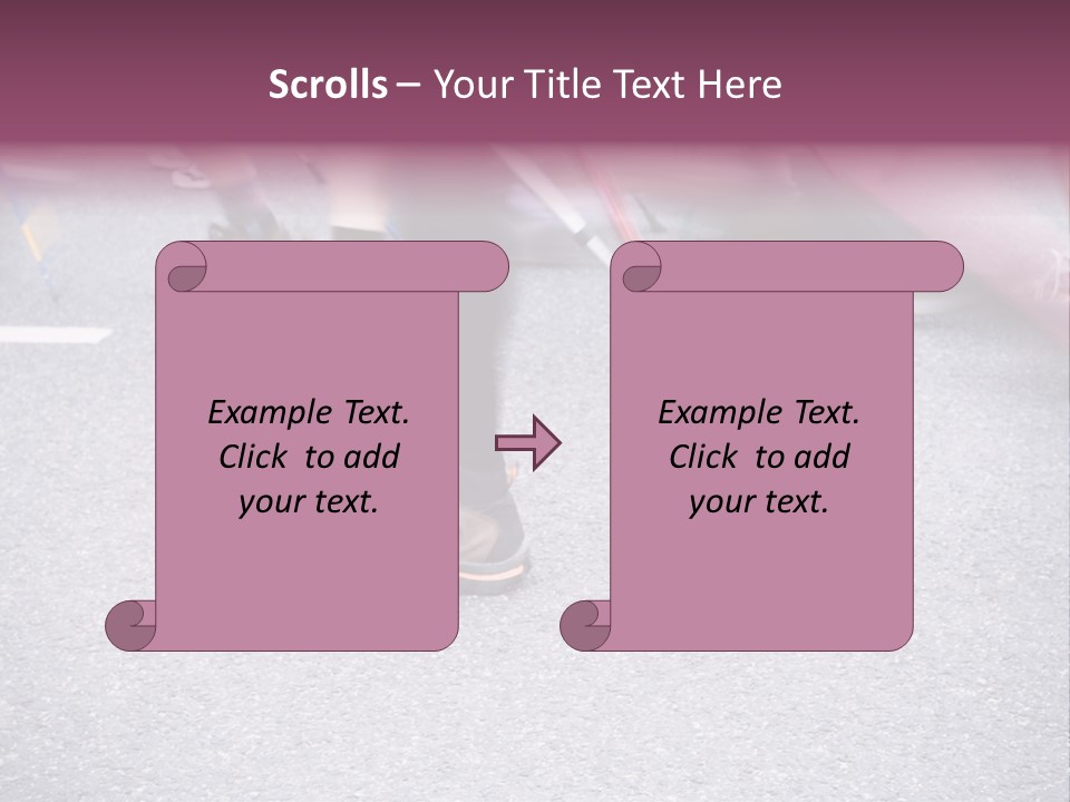 A Group Of People Walking Across A Street PowerPoint Template