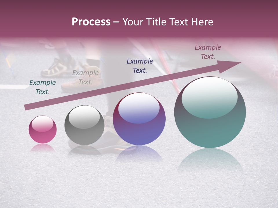 A Group Of People Walking Across A Street PowerPoint Template