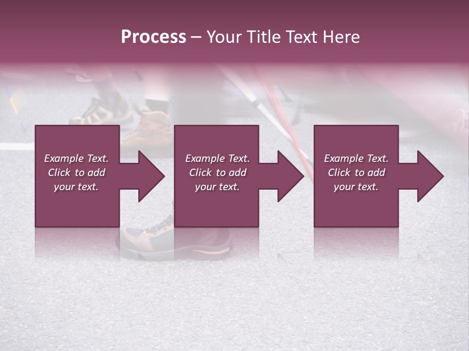 A Group Of People Walking Across A Street PowerPoint Template