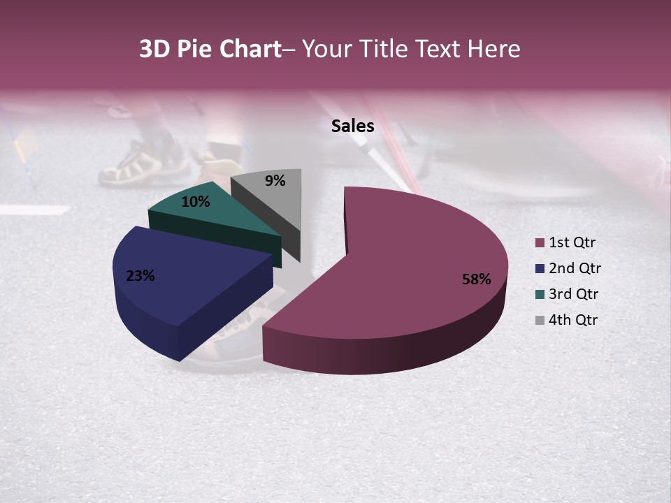 A Group Of People Walking Across A Street PowerPoint Template