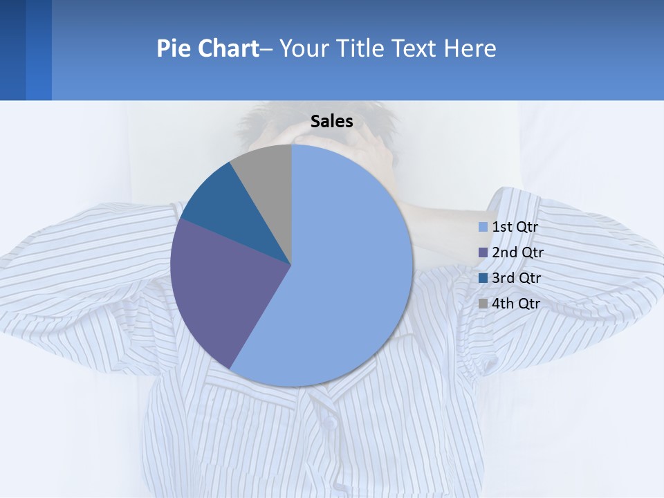 A Man Covering His Eyes While Laying In Bed PowerPoint Template