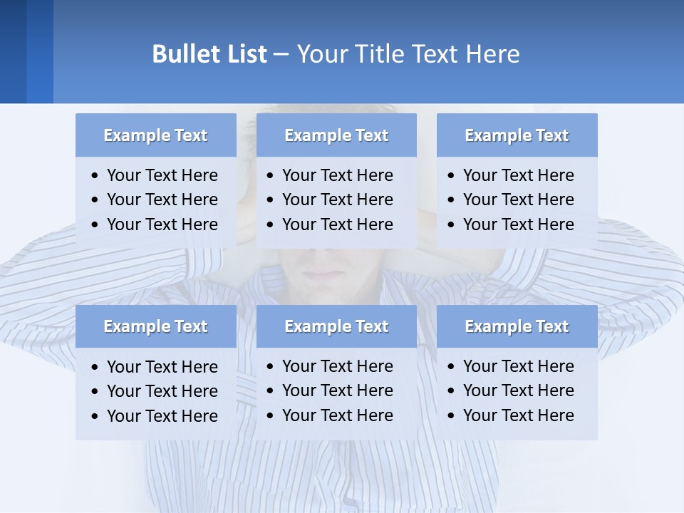 A Man Covering His Eyes While Laying In Bed PowerPoint Template